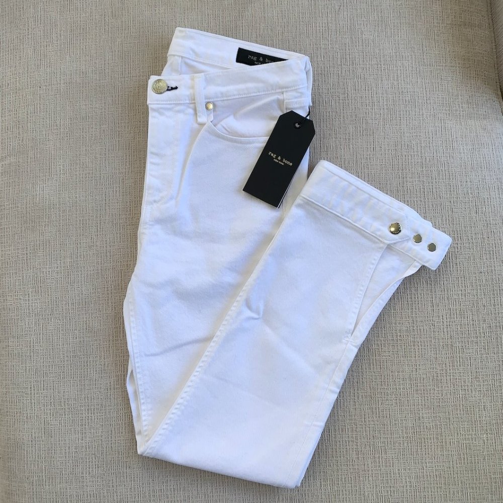 Rag & Bone Women's White Jeans